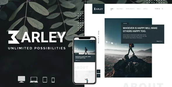Barley - Ecommerce Magazine WordPress Theme — homepage layout