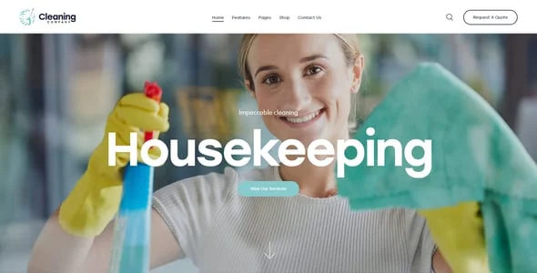 Cleaning Company - Maid Service WordPress Theme + Online Store — single post layout