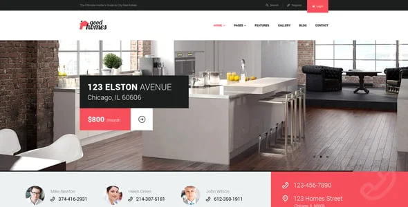 Good Homes | Real Estate WordPress Theme — single post layout