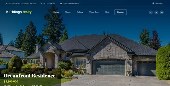 Holdings Realty - Single Property WordPress Theme — blog and article listing