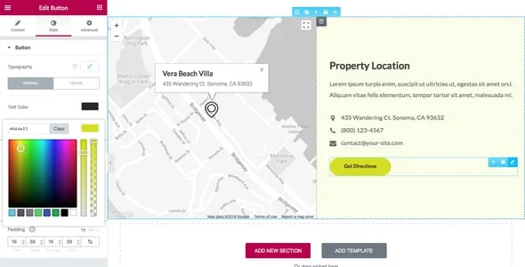 Holdings Realty - Single Property WordPress Theme — design detail view