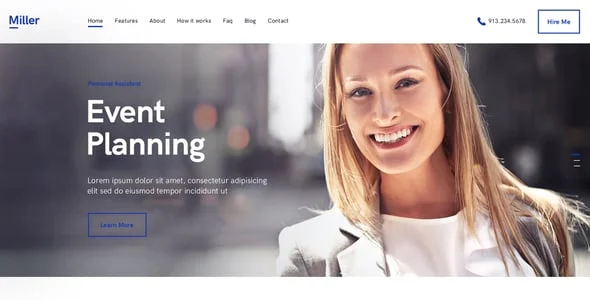 Miller | Personal Assistant & Administrative Services WordPress Theme — single post layout