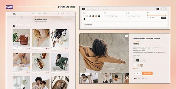 Momelo - Lifestyle Blog & Magazine WordPress Theme — design detail view