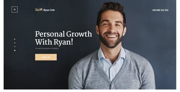 R.Cole | Life Coach & Business Coach WordPress Theme — blog and article listing