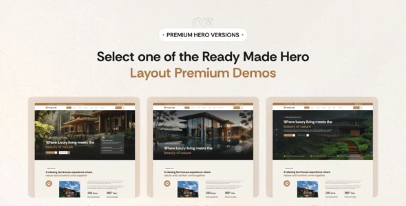 TheNessVilla - Weekend Villa and FarmHouse Project WordPress Theme — interior page design