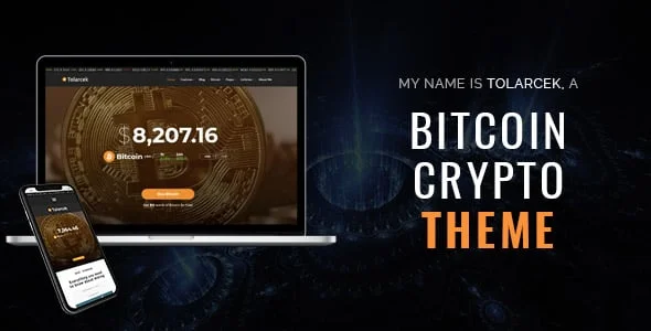 Tolarcek - A Bitcoin & CryptoCurrency WordPress Blog Theme — homepage layout