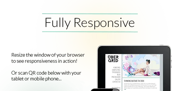 Ubergrid - Responsive Grid WordPress Theme — blog and article listing