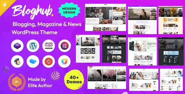 Blog & Magazine WordPress Theme with AI Blog Content Generator WordPress theme homepage layout for a AI blog content generator magazine website