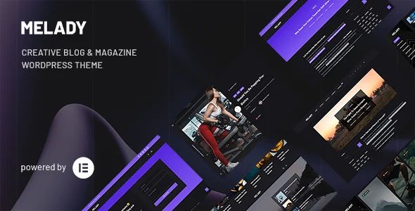 Melady – Creative Blog & Magazine WordPress Theme WordPress theme homepage layout for a blog magazine website