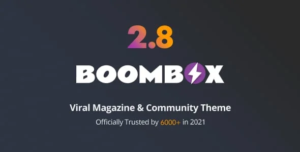 BoomBox — Viral Magazine WordPress Theme — homepage layout