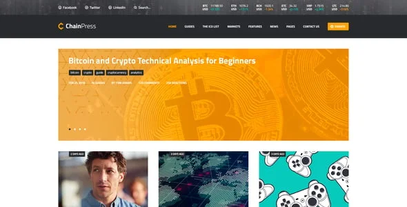 ChainPress | Financial & Business Blog WordPress Theme — single post layout