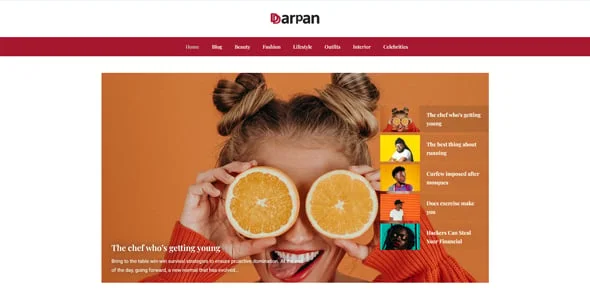 Darpan - News Magazine WordPress Theme — interior page design