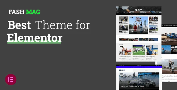 Fashmag - Lifestyle Blog & Magazine WordPress Theme — homepage layout