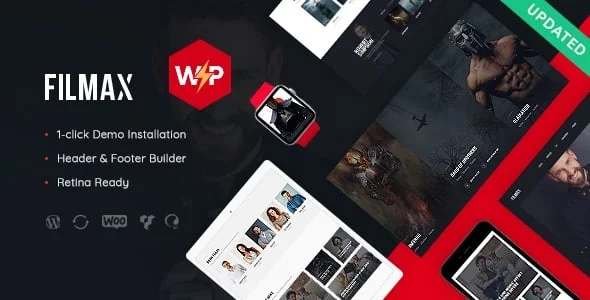Filmax | Cinema & Movie News Magazine WordPress Theme — homepage layout