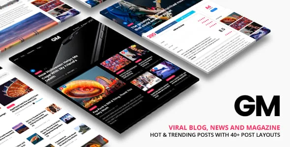 Grand Magazine | Blog WordPress — homepage layout