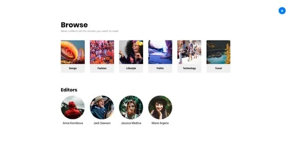 Grand Magazine | Blog WordPress — interior page design