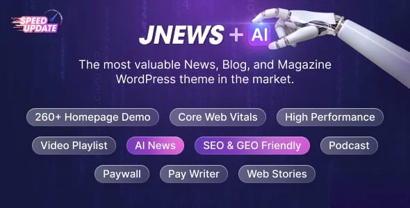 JNews - WordPress Newspaper Magazine Blog SEO Theme — homepage layout