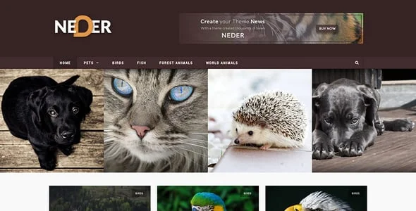 Neder - WordPress News Magazine and Blog Theme — blog and article listing