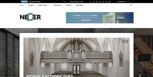 Neder - WordPress News Magazine and Blog Theme — single post layout