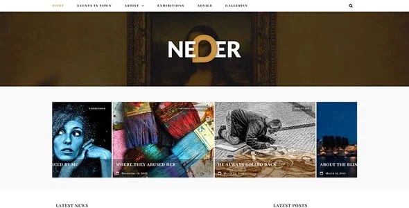 Neder - WordPress News Magazine and Blog Theme — interior page design
