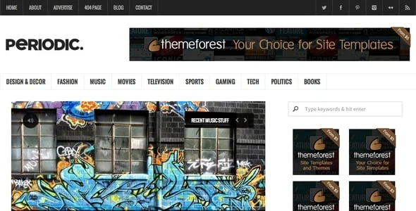 Periodic - A Premium WordPress Magazine Theme — design detail view