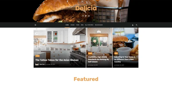 Suga - Magazine and Blog WordPress Theme — design detail view