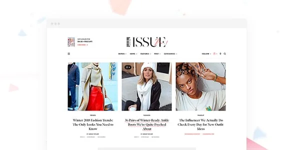 The Issue - Versatile Magazine WordPress Theme — blog and article listing