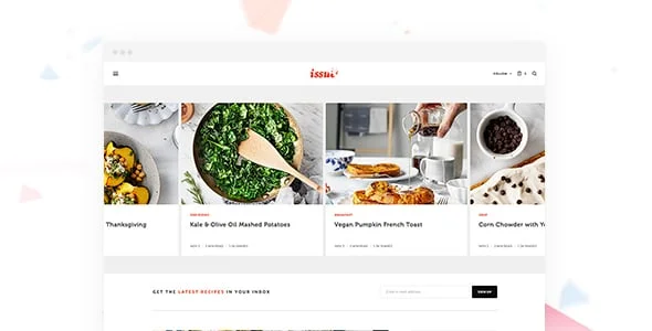 The Issue - Versatile Magazine WordPress Theme — design detail view