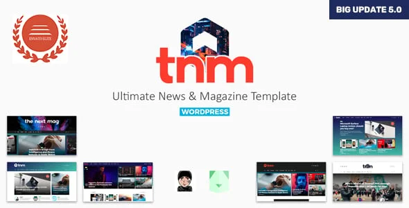 The Next Mag - Magazine and Blog WordPress Theme — homepage layout