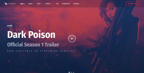 Viseo - News, Video, & Podcast WordPress Theme — blog and article listing