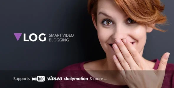 Vlog - Video Blog & Podcast WordPress Theme — homepage layout