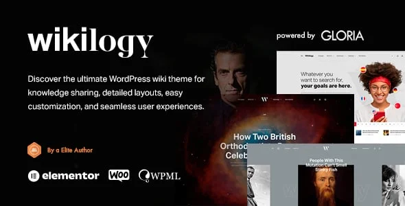 Wikilogy - Wiki, Magazine & News WordPress Theme — homepage layout