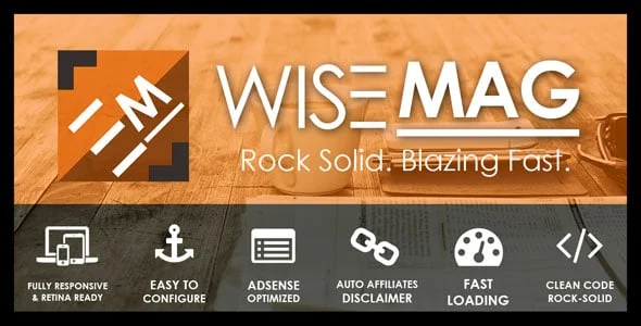 Wise Mag | AdSense Optimized Magazine WordPress Theme — homepage layout