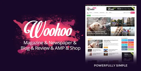 Woohoo - Creative Blog & News WordPress Theme — blog and article listing