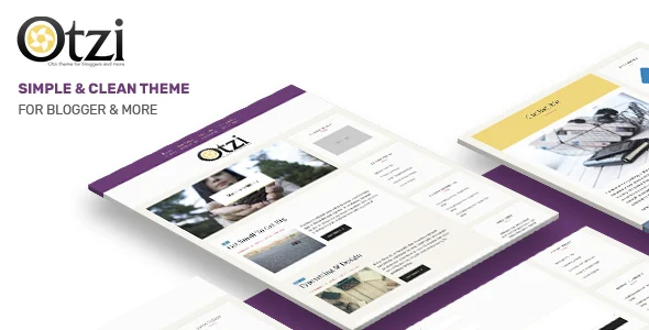 Otzi : Responsive WordPress Theme for Bloggers WordPress theme homepage layout for a blog magazine website