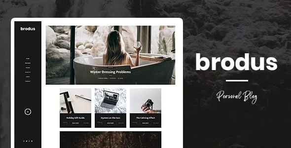 Brodus - Personal Blog WordPress Theme — interior page design