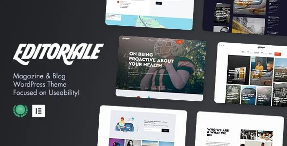 Editoriale - Multi-Concept Blog Magazine — homepage layout
