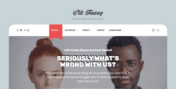 Episody - Podcast Audio WordPress Theme — interior page design