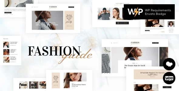Fashion Guide | Fashion Magazine & Glossy Blog WordPress Theme — homepage layout