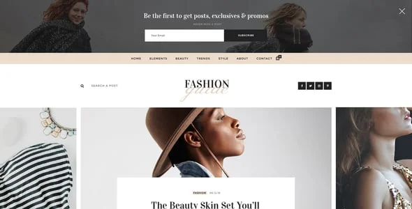 Fashion Guide | Fashion Magazine & Glossy Blog WordPress Theme — blog and article listing