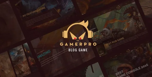 GAMERPRO - Fantastic Blog WordPress theme for GAME SITES — homepage layout