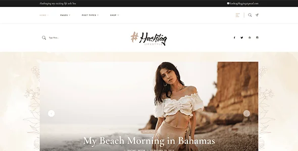 Hashtag - Personal Blog WordPress Theme — single post layout