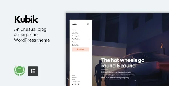 Kubik - An Unusual Digital Blog & Magazine WordPress Theme — homepage layout