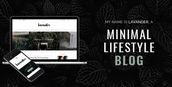 Lavander - A Lifestyle Responsive WordPress Blog Theme — homepage layout