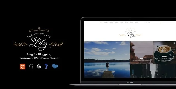 Lily - Blog for Bloggers, Reviewers WordPress Theme — homepage layout