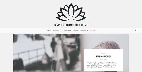 Lotos - Simple Blog Theme — blog and article listing