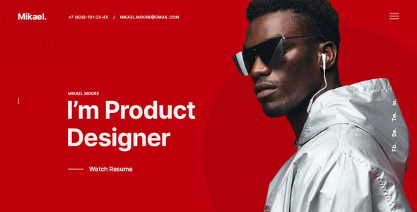 Mikael - Modern & Creative CV/Resume WordPress Theme — blog and article listing