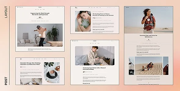 Momelo - Lifestyle Blog & Magazine WordPress Theme — blog and article listing