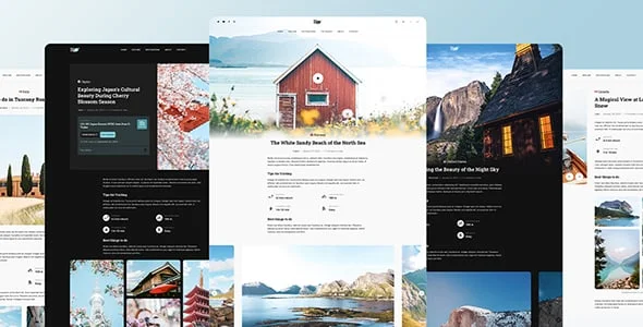 Tripp - Travel Blog & Magazine WordPress Theme — blog and article listing