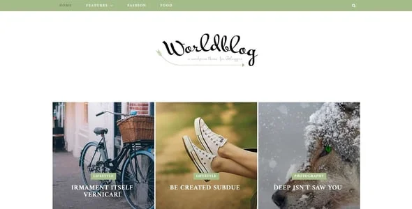 Worldblog - WordPress Blog and Magazine Theme — blog and article listing
